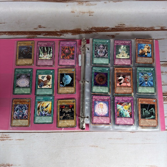 Other - Vintage Yu-Gi-Oh! Trading Card Lot 252 Cards Mixed Holo Collection Binder